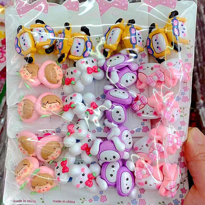 Wholesale 20PCS Children's Cartoons Plastic Hair Rope JDC-HS-Yuwei001