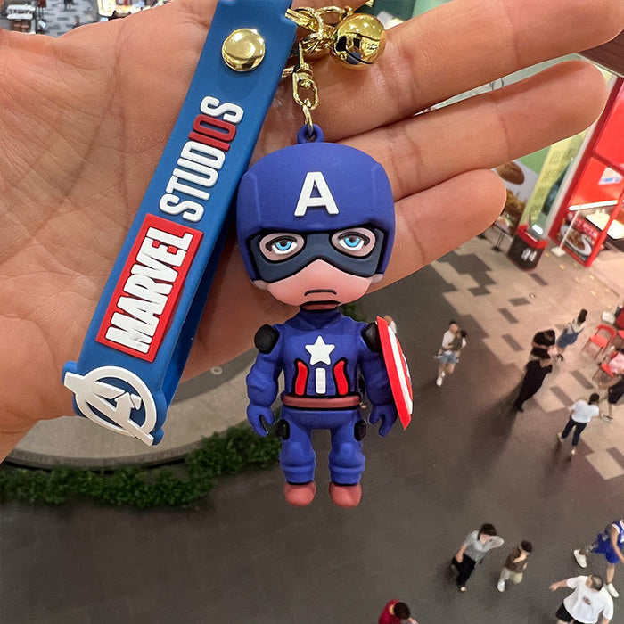 Wholesale Creative Soft Rubber Doll PVC Keychain (F) JDC-KC-XingS007