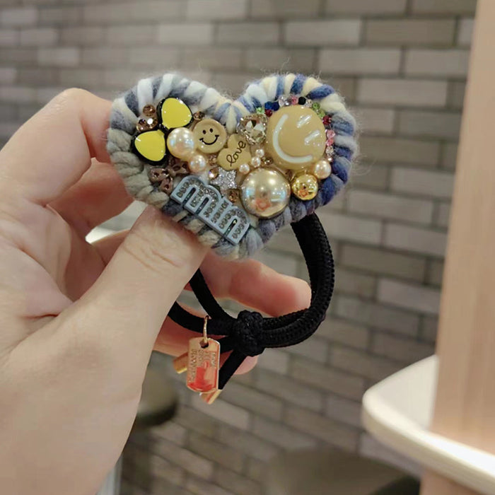 Wholesale cute smile face girl Hair Clips accessories