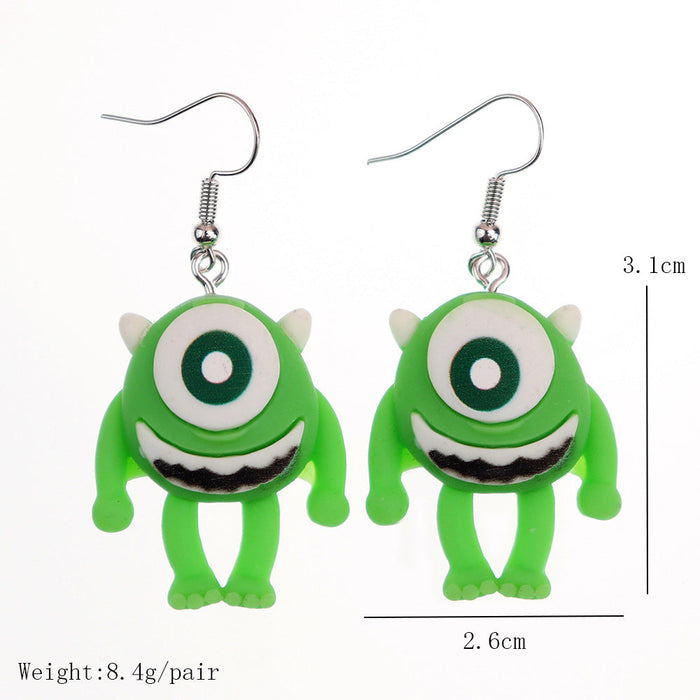 Wholesale Earrings Resin Fun Cute Cartoon (M) JDC-ES-niqing013