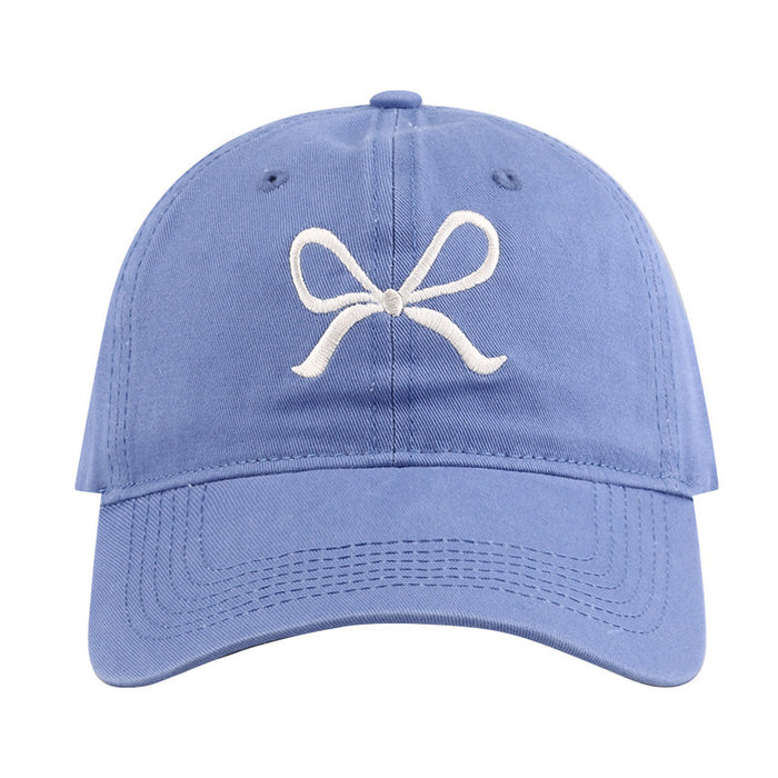 Wholesale Butterfly Embroidered Pattern Duck Tongue Hat Children's Sunshade Baseball Hat