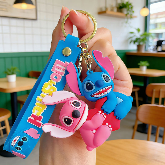 Wholesale Decorative Silicone PVC Cartoon Keychain Car Key Accessory Boutique Gift MOQ≥2