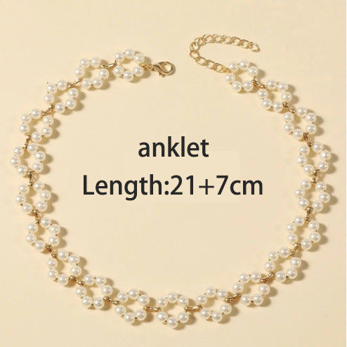 Wholesale pearl necklace Women' s clavicle chain ins style necklace fashion