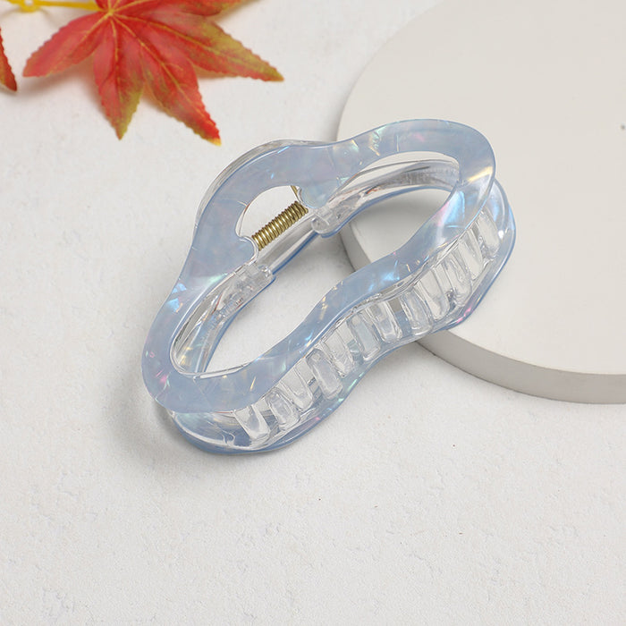 Wholesale New style clip with large hollowed out cloud pattern, high-end hair clip, light luxury style wholesale