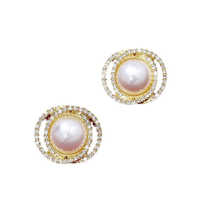 Wholesale Premium and luxurious pearl earrings with exquisite and niche design, temperament, wholesale of earrings