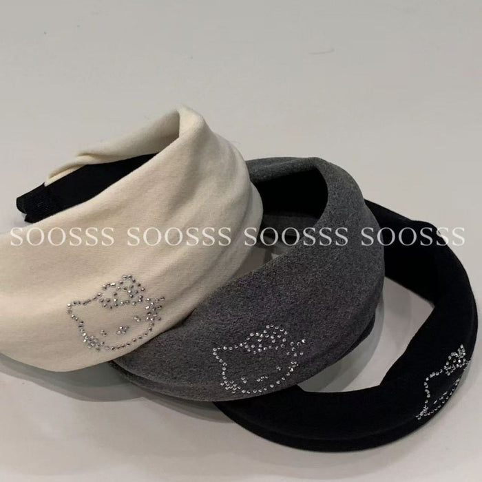 Wholesale Cute rhinestone cartoon pattern wide headband