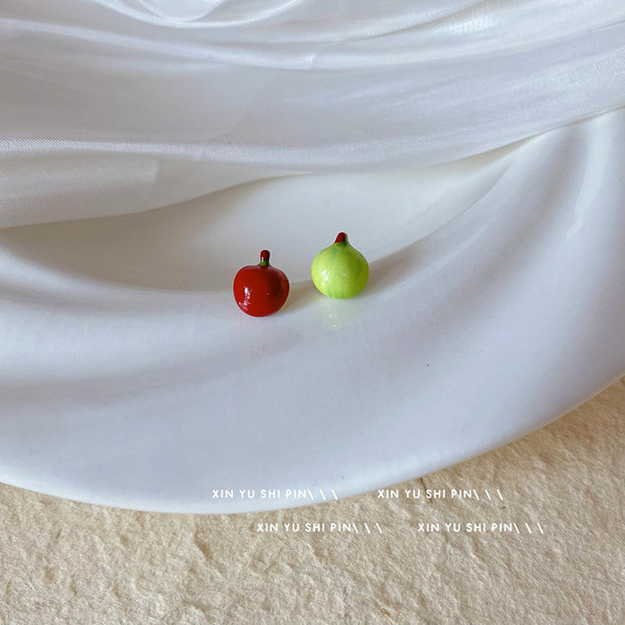 Wholesale Cherry earrings, niche creativity, simple and cute temperament, versatile earrings, new earrings