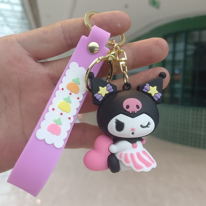 Wholesale PVC Cartoon Doll Keychain JDC-KC-KuangK021