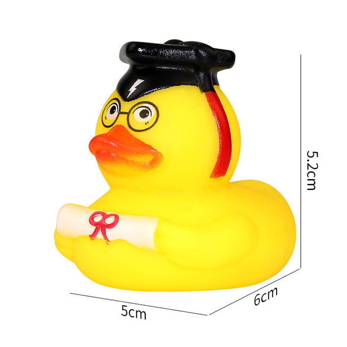 Wholesale Creative duck toy pinch sound baby bath toy