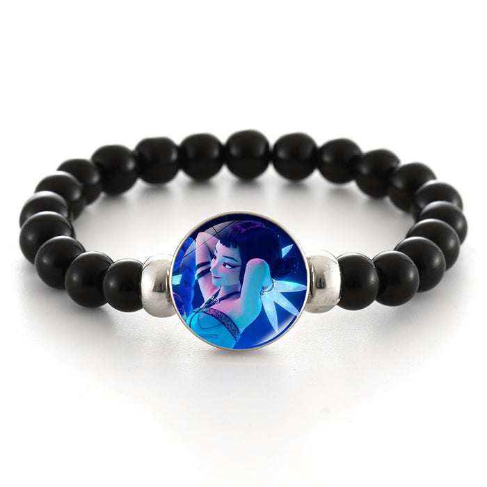 Wholesale KPOP Couple leather braided bracelet