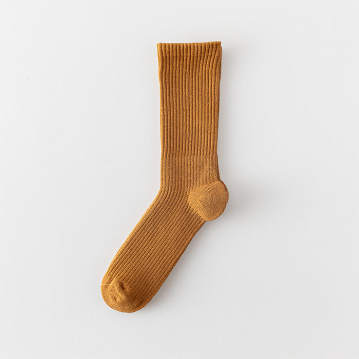 Wholesale Sports socks, basketball socks, mid tube socks, cotton socks, men's socks, solid color looped socks, comfortable socks, long tube socks