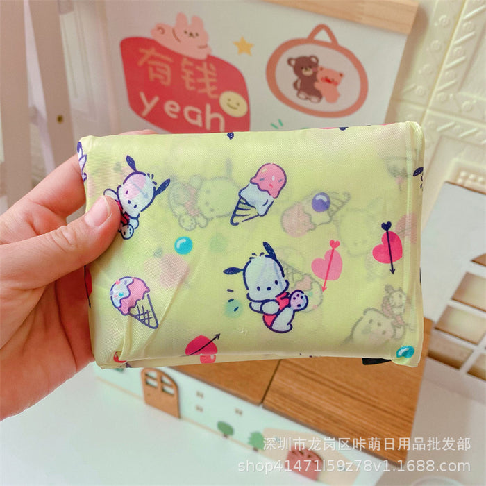 Wholesale Cute Large Capacity Eco-bag  Supermarket Shopping Bag Lightweight Cloth Bag Shoulder Bag