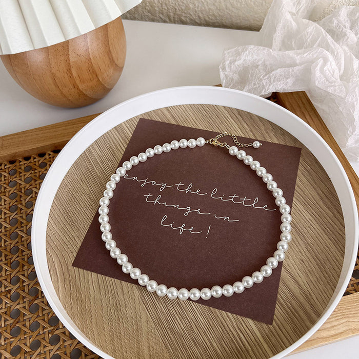 Wholesale Pearl minimalist collarbone chain new necklace necklace necklace