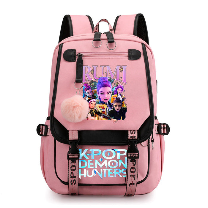 Wholesale  Fashionable Color-Block Unisex Backpack , Lightweight and Large Capacity