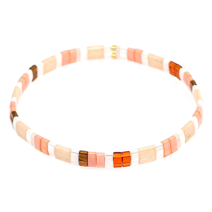 Wholesale Bohemian Multilayer Glass Bracelet