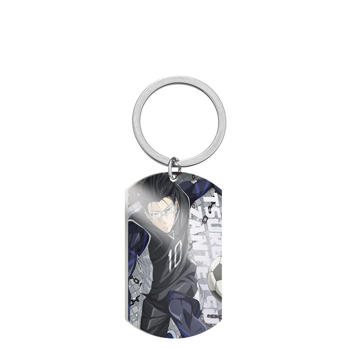 Wholesale Cartoon Color Printing Stainless Steel Keychain JDC-KC-HuanYu030