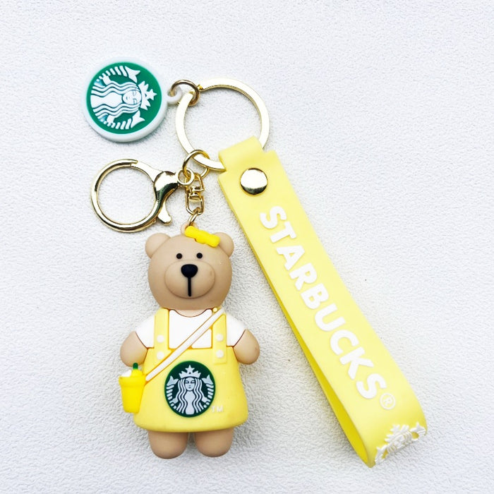 Wholesale Cartoon Panda PVC Keychain JDC-KC-ChuC015