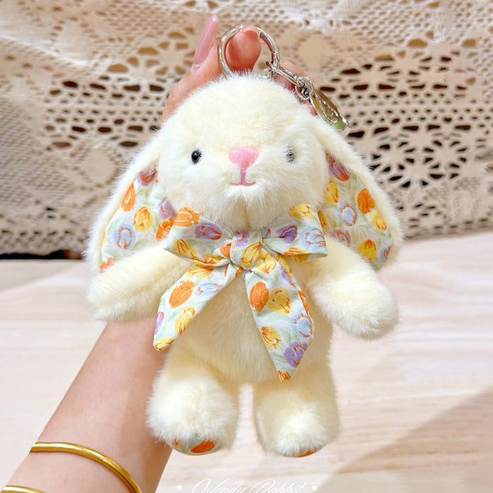 Wholesale 15cm butterfly tie plush keychain pendant
