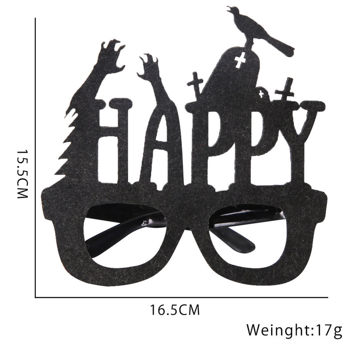 Wholesale Glasses Funny Photo Props Ghost Festival Party Decoration Supplies  Cartoon Plastic Glasses