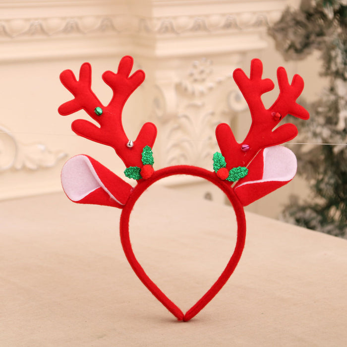 Wholesale Cartoon Christmas head buckle head hoop Christmas decorations party gifts Christmas antlers
