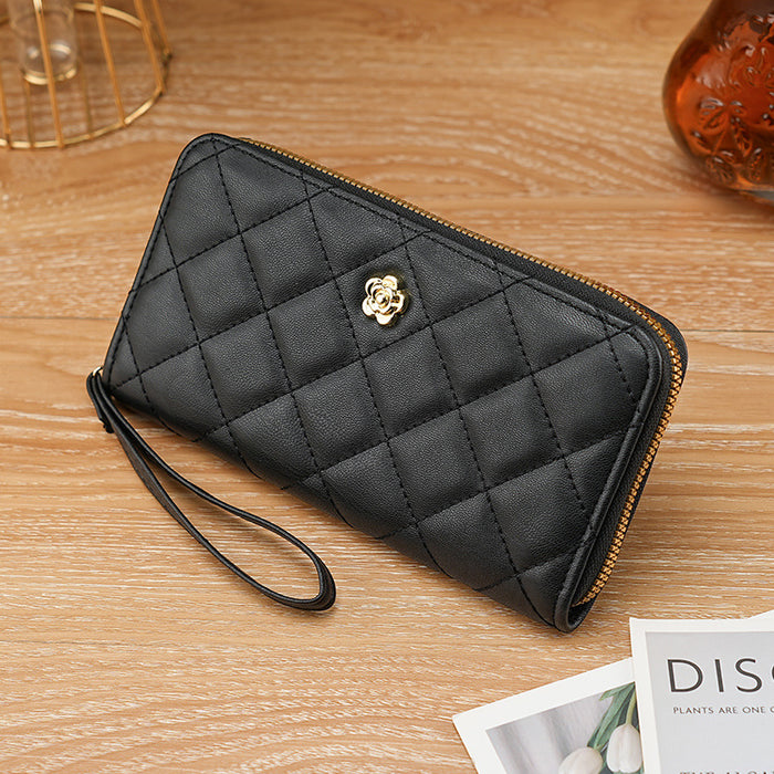 Wholesale Light Luxury Fresh Fragrant Women's Wrist Bag Wallet Women's Multi Card Women's Mobile Phone Bag JDC-WT-XQ002