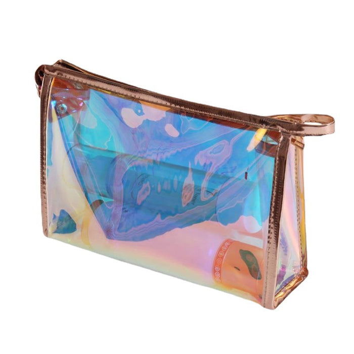 Wholesale PU Colorful Laser Cosmetic Bag JDC-CB-YuanYi001