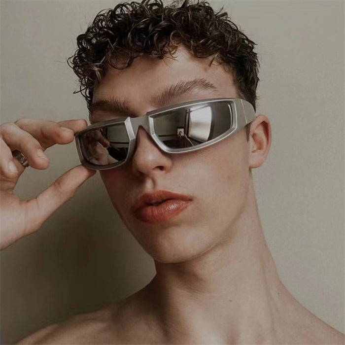 Wholesale Future Sunglasses New Punk Style Cycling Glasses Concave Shaped Sunglasses