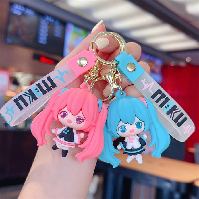 Wholesale Cartoon Cute Pvc Doll Keychain JDC-KC-YueW008