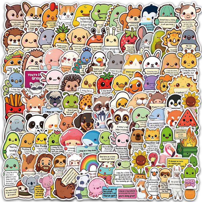 Wholesale 515pcs Fun and Cute Cartoon Animal Children' s Stickers Notebook Stationery Luggage Notes Waterproof Painting