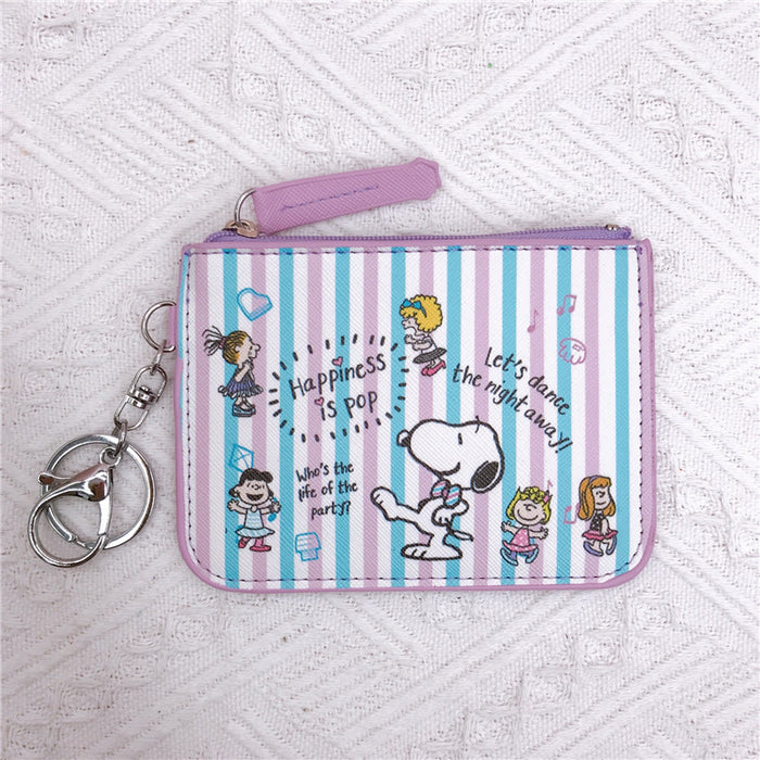 Wholesale PU Cartoon Printing with Key Ring Card Holder Coin Purse JDC-WT-YaLL020