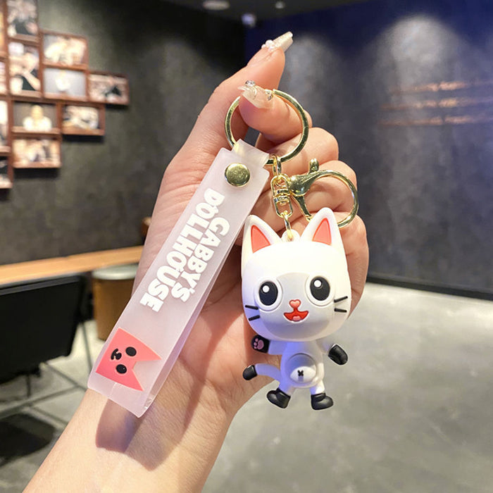 Wholesale House Crossing Animal PVC Stereo Large Doll Gift Car Keychain