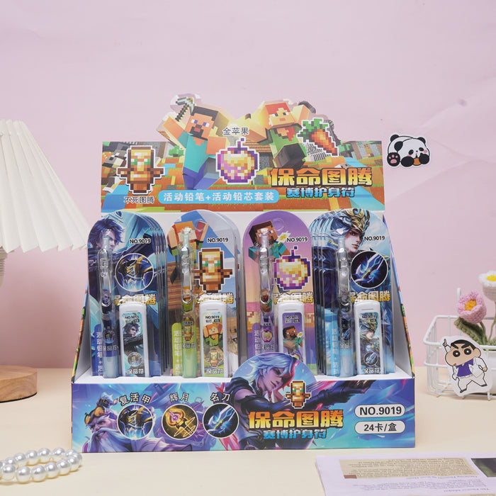 Wholesale Cartoon Automatic Pencil Set Combo Pack