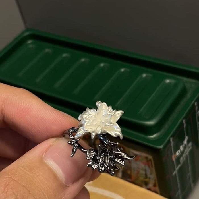 Wholesale Black and White Bipolar Disorder Ring