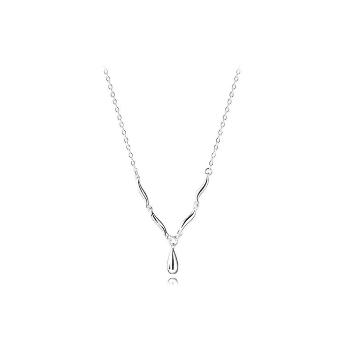 Wholesale Water Drop Necklace Niche Design Sense for Girlfriend's Birthday Gift