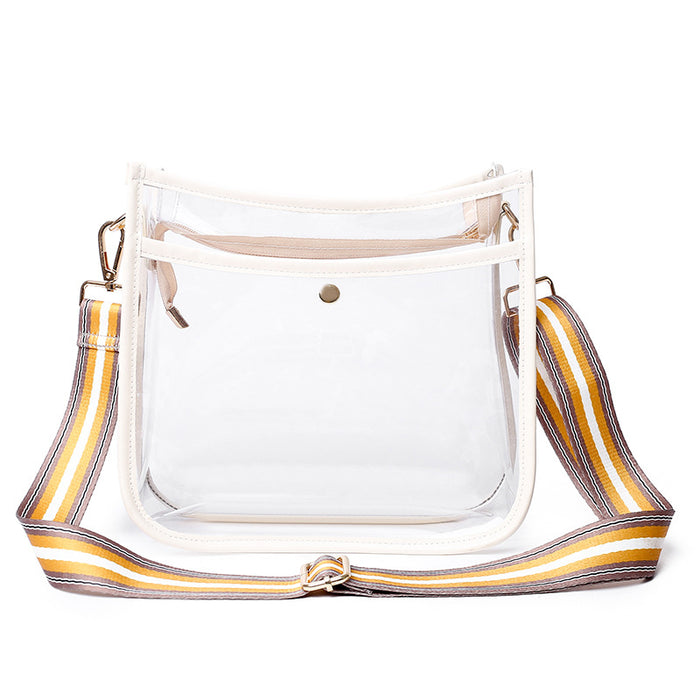 Wholesale PVC Transparent Tote Shoulder Bag JDC-SD-YouYJ005