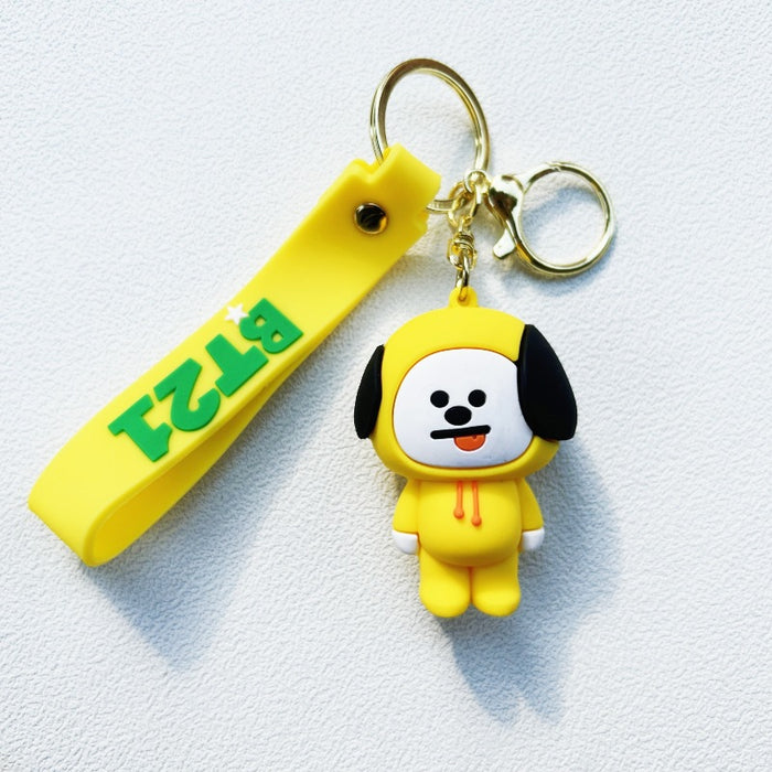 Wholesale PVC Cartoon Doll Keychain JDC-KC-WuYi011