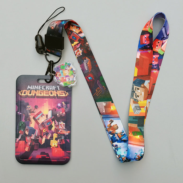 Wholesale Card Holder Long Cartoon Lanyard Keychain