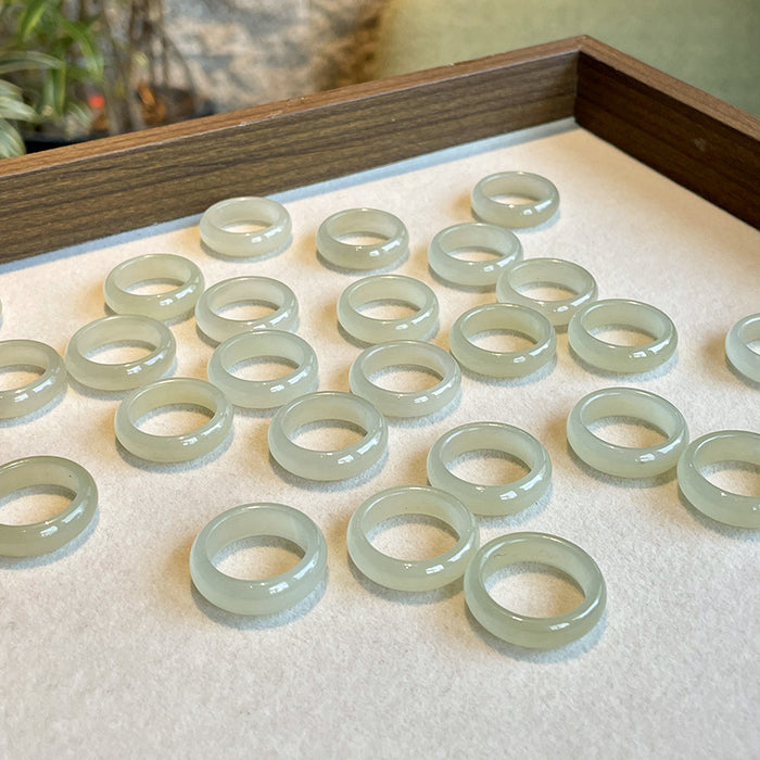 Wholesale Ring plain ring jade jewelry women's tail ring index finger ring
