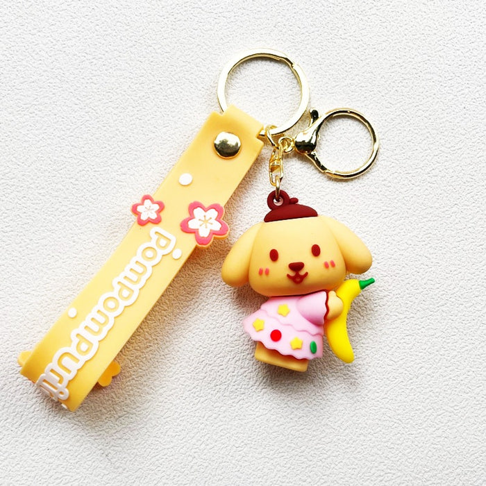 Wholesale PVC Cartoon Doll Keychain JDC-KC-WuYi201