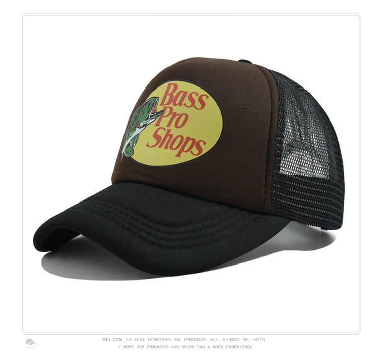 Wholesale Printed baseball cap summer net cap outdoor sunscreen sunshade driver cap