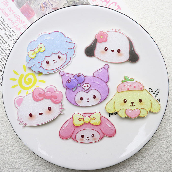 Wholesale 10pcs Cartoon Acrylic Diy Decorative Patch Accessories JDC-FK-YaoL027