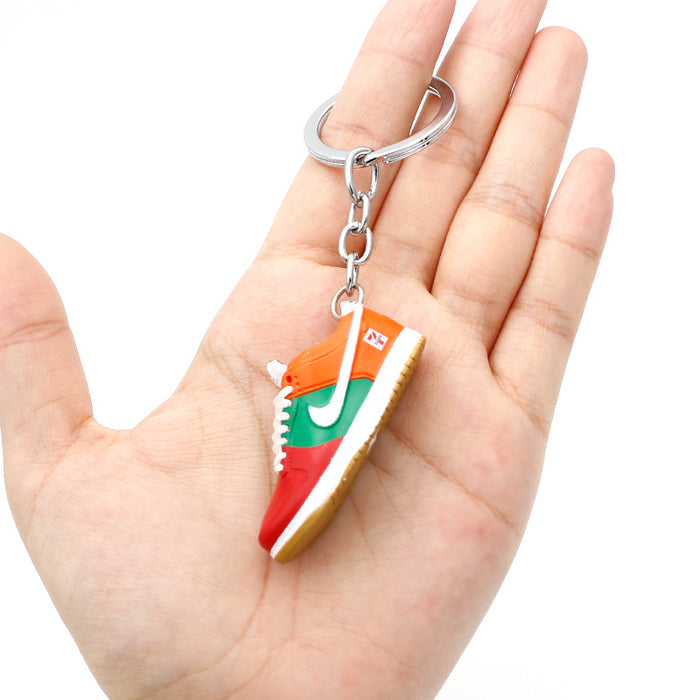 Wholesale PVC Basketball Shoe Model Keychain JDC-KC-QLPing016