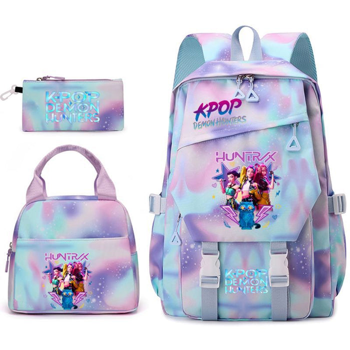 Wholesale Kpop Cute Cartoon Theme Series Student Backpack Bags 3-Piece Set