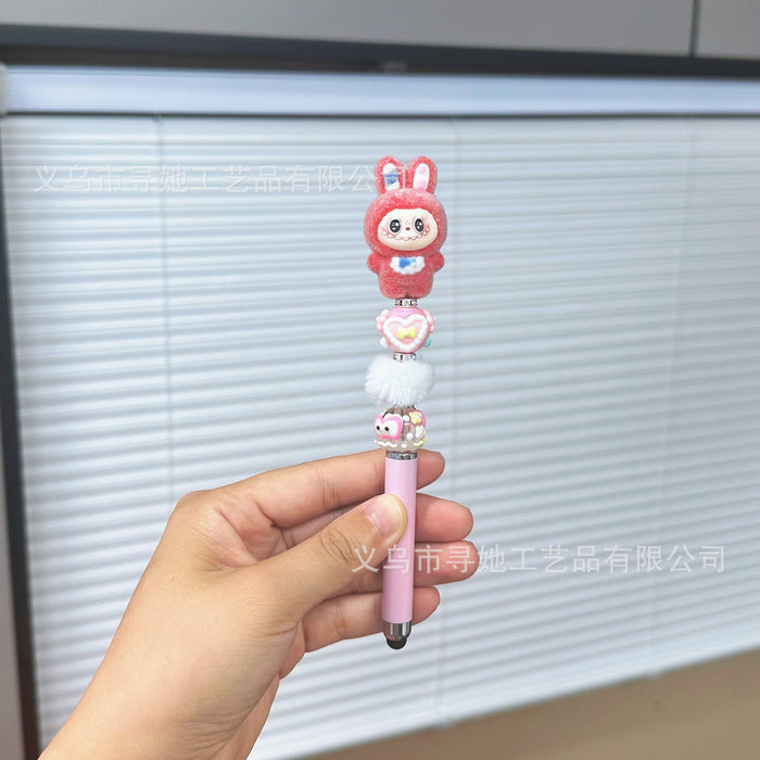 Wholesale DIY Cute Beaded Pen for Mobile Phones and Tablets Touch Screen Gel Ballpoint Pen