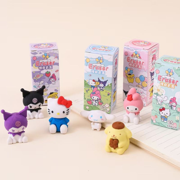 Wholesale Cute Cartoon Pet 3D Eraser Blind Box