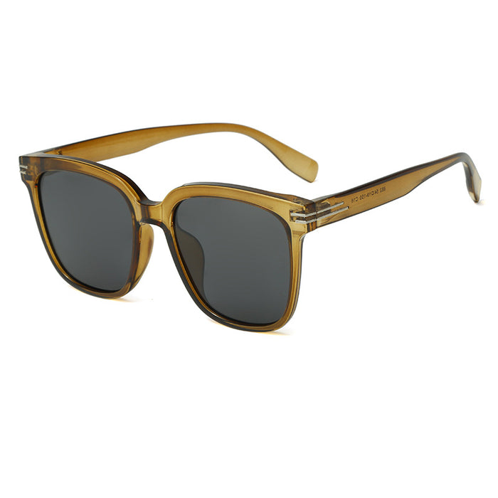 Wholesale TR90 Korean Style Sunglasses Men's Driving Polarized Glasses Trendy Women's Anti-UV Sunshade Big Face Slim Sunglasses