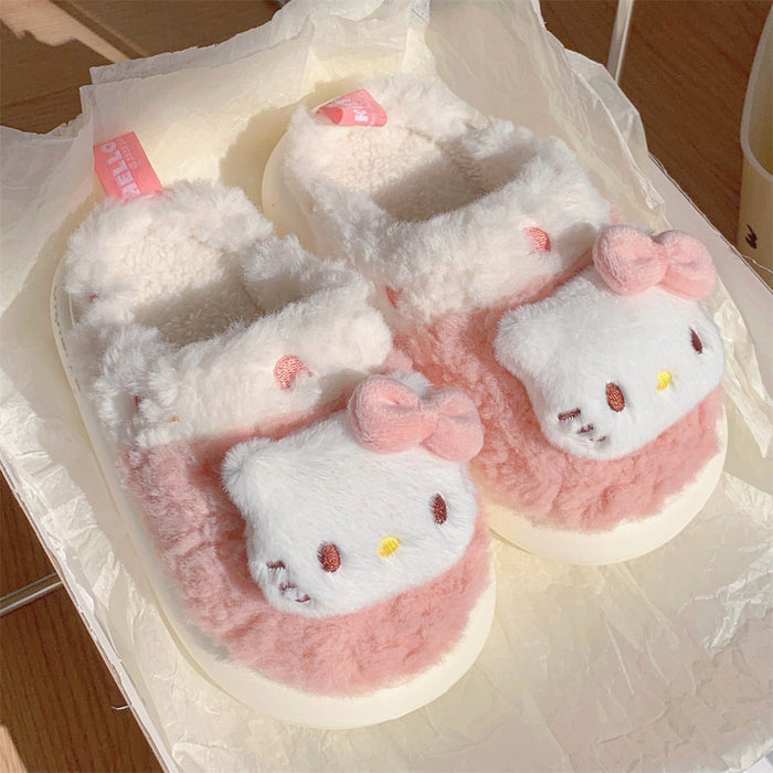 Wholesale Plush Cartoon Cotton Slippers (S) JDC-SP-RongHe001