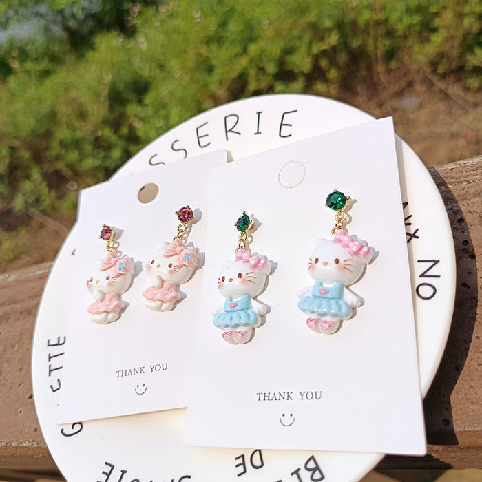 Wholesale Cute Cartoon Resin Earrings JDC-ES-Xiaox003