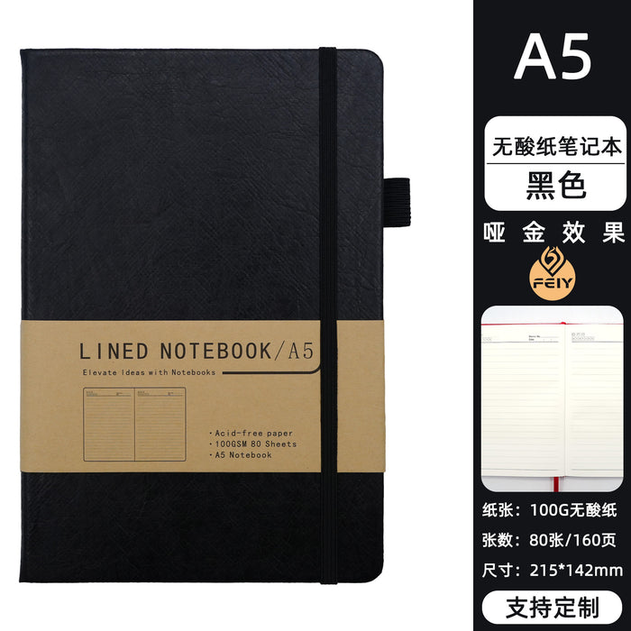 Wholesale Acid-Free Paper A5 Notebook Red DuPont Cover Vintage Style