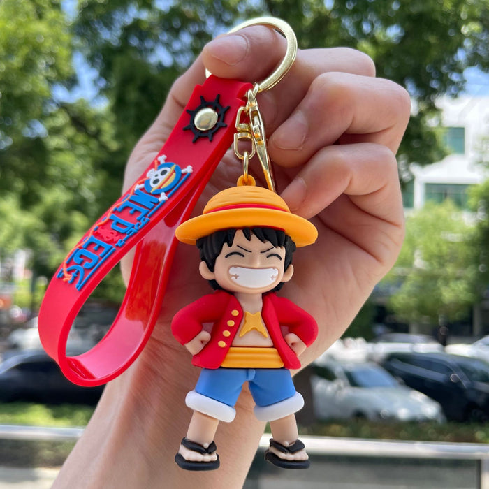 Wholesale 2pcs Cartoon Figure Keychain Backpack Pendant